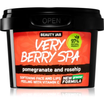 Beauty Jar Very Berry Spa exfoliant din zhar pentru netezire faciale - imagine 2